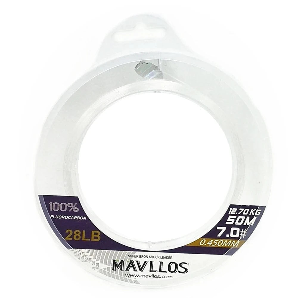 China China Mavllos 100% 100M Fluorocarbon Fishing Line Carp Super Strong  Leader Carbon Fiber Saltwater Fly Fishing Line Monofilament Lines