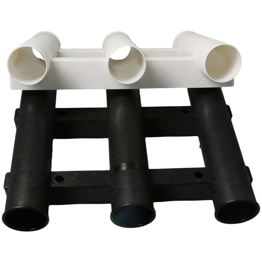 China China Mount Rod Holder 3 Link Tube Fishing Pole Holder Quick Release for Boat Marine Firmly Install Portable Kayak Yacht Tackle