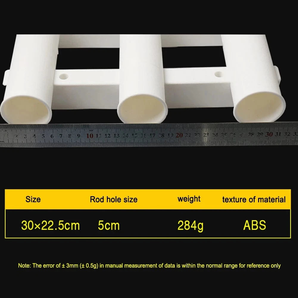 China China Mount Rod Holder 3 Link Tube Fishing Pole Holder Quick Release for Boat Marine Firmly Install Portable Kayak Yacht Tackle