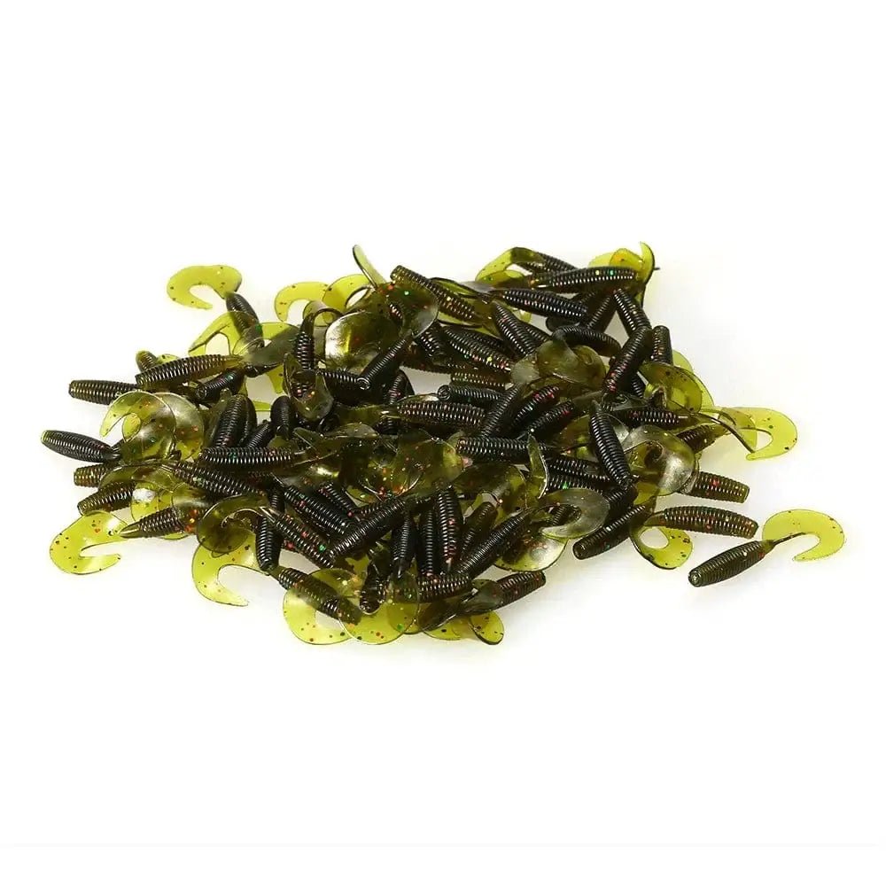 China China MULTI 100Pcs/Lot Fishing Lures 4cm 0.4g Soft Bait Artificial Silicone Wobbler Worm Moggot Grub Lure Sea Swimbait Pike Carp Accessories