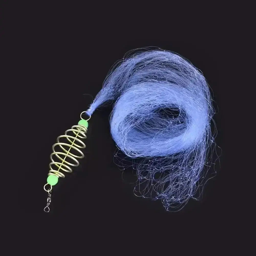 China China Multi Size Fishing Net Explosion Hook Trap Mesh Luminous Shoal Bead Gill Sea Feeder Cast Netting Trap Copper Nettackle Desi T4s9