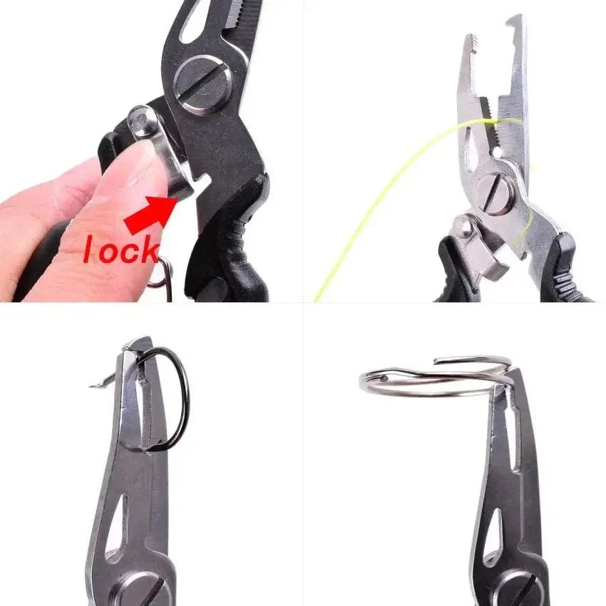China China Multifunction Fishing Pliers Tools Accessories for Goods Winter Tackle Pliers Vise Knitting Flies Scissors Braid Set Fish Tongs