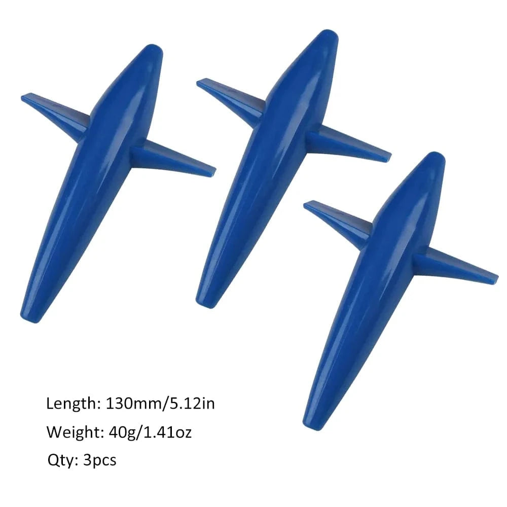 China China Navy blue / 130mm 40g 3pcs 3pcs Bird Shaped Teaser 5" 40g Fishing Lure Floating PP Plastic Big Game Tuna Pesca Tolling Fishing Lure