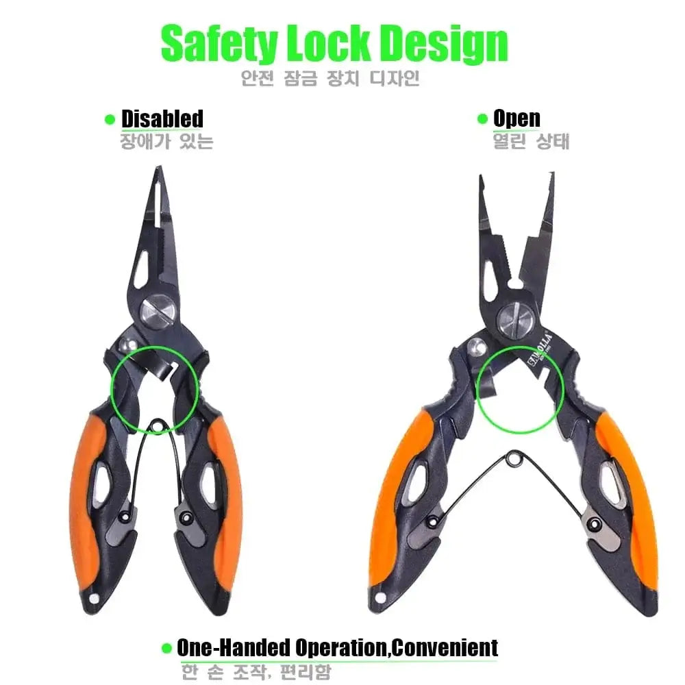 China China New Multifunctional Fishing Pliers Accessories 420 Stainless Steel Body Scissors Line Cutter Hooks Remover Outdoor Fishing Tools