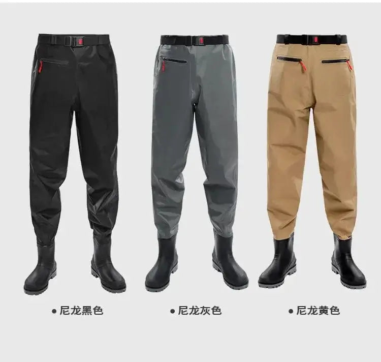 China China New Waist Length Nylon Thickened Half Body Rice Transplanting Water Wading Pants Fishing Shorts Rain Pants Fishing Suit