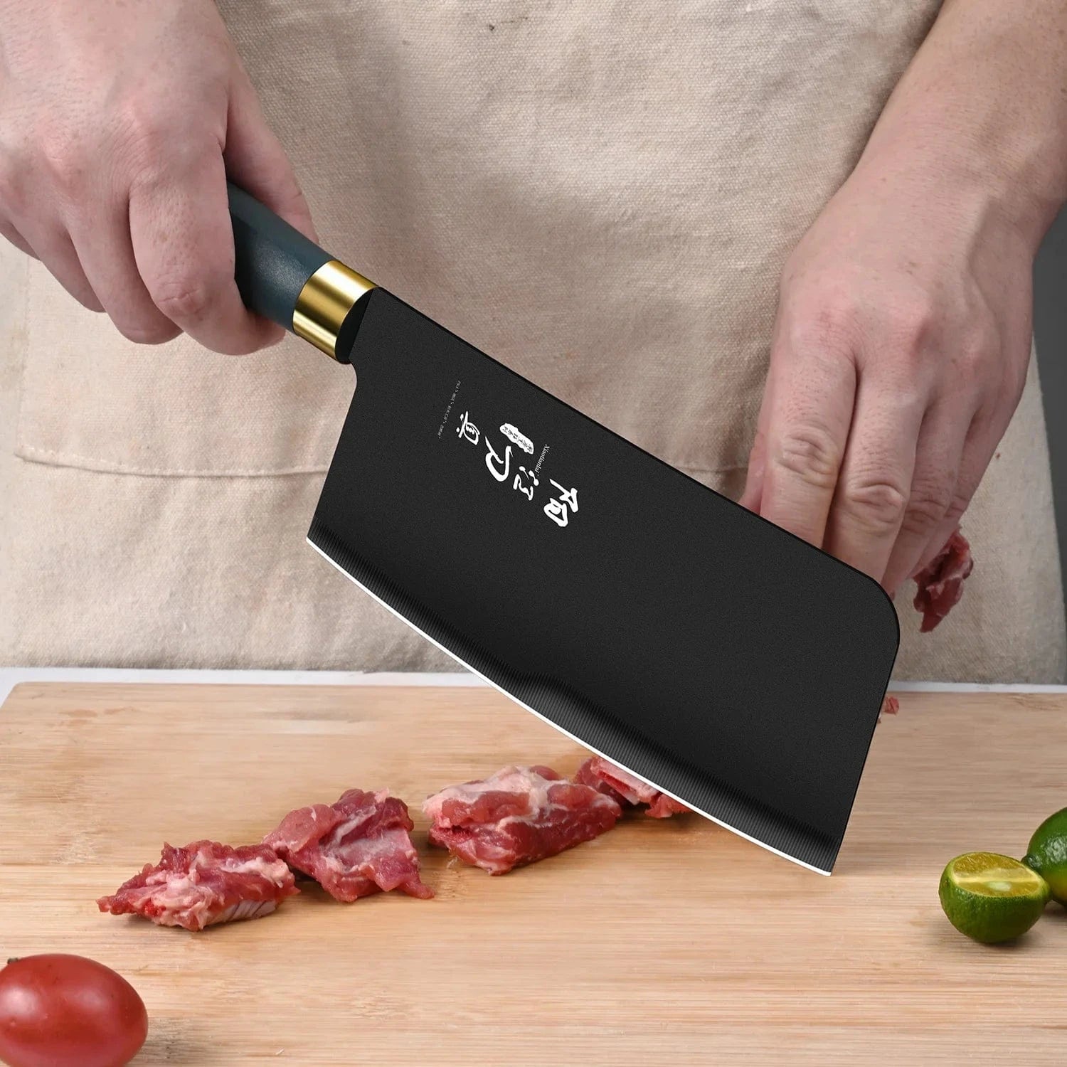 China China New women's home knife set, commercial sharp stainless steel meat slicer chef's knife, kitchen special cutting knife small bone