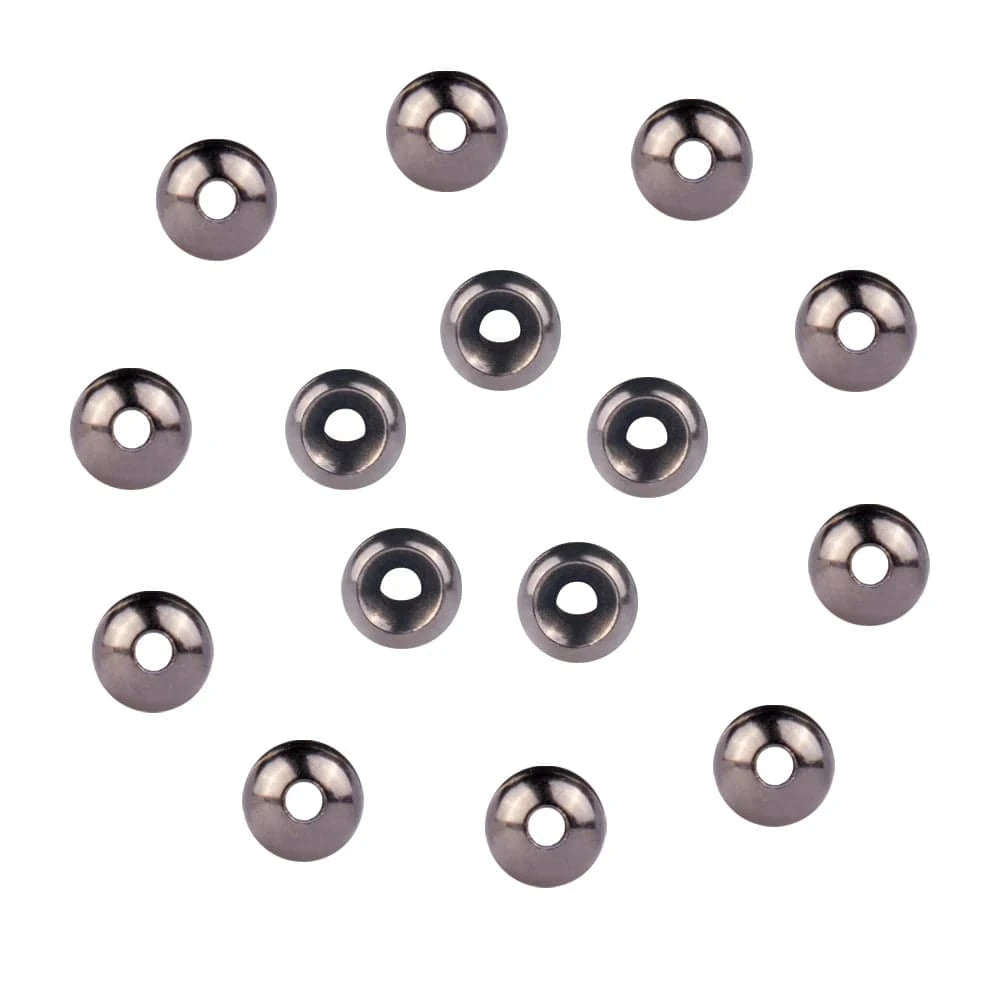 China China Nickel BLACK / 2.0mm EliteTG Tungsten Cycolps Beads,100pcs 1.5-3.5mm Fly Tying Material,Trout Perch Panfish Nymph Jig Head Bead DIY Tackel