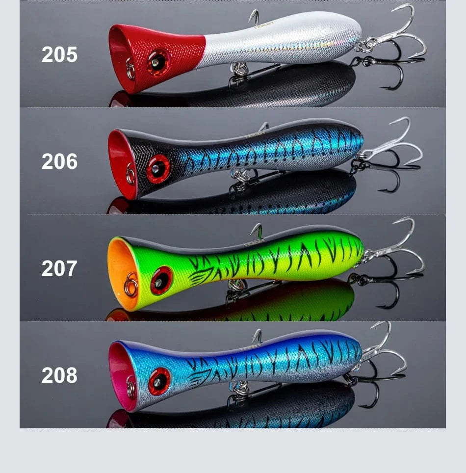 China China Noeby Big Game Popper 205mm 133g  Fishing Lure Topwater Wobbler Artificial Hard Bait for Tuna GT Saltwater Surface Fishing Lures