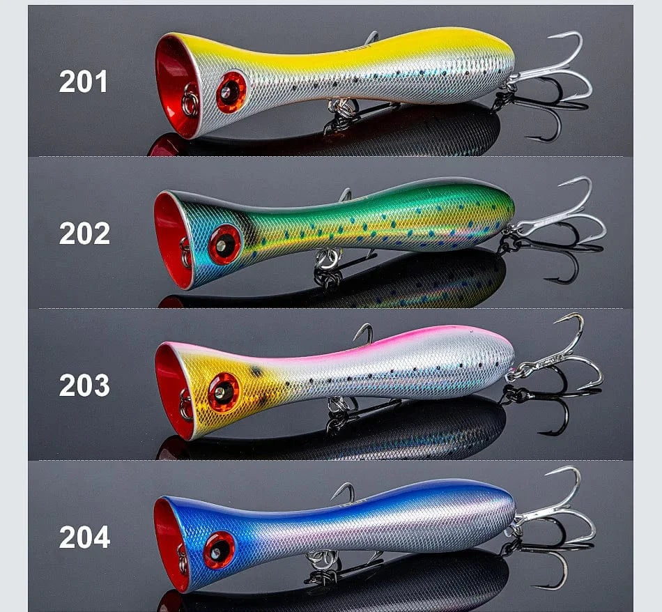 China China Noeby Big Game Popper 205mm 133g  Fishing Lure Topwater Wobbler Artificial Hard Bait for Tuna GT Saltwater Surface Fishing Lures