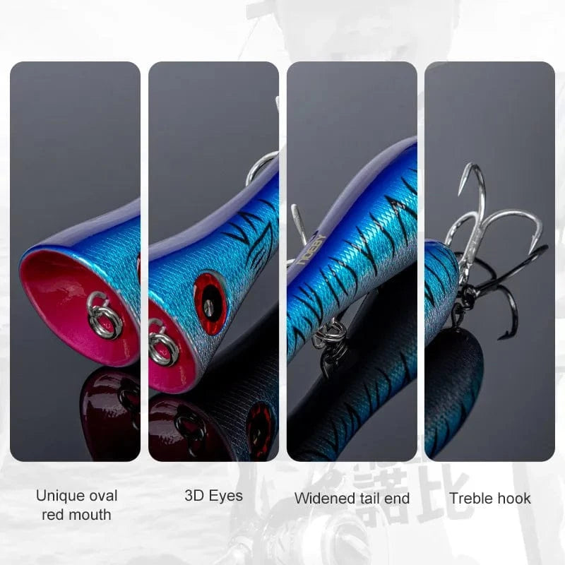 China China Noeby Big Game Popper 205mm 133g  Fishing Lure Topwater Wobbler Artificial Hard Bait for Tuna GT Saltwater Surface Fishing Lures