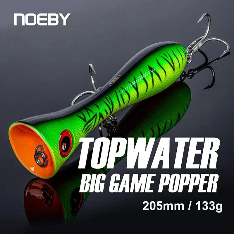China China Noeby Big Game Popper 205mm 133g  Fishing Lure Topwater Wobbler Artificial Hard Bait for Tuna GT Saltwater Surface Fishing Lures