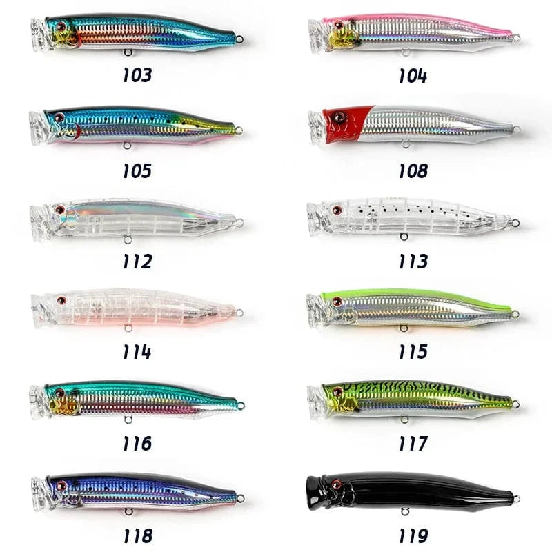 China China Noeby Feed Popper 175mm 73g Fishing Lures Topwater Popper Wobbler Artificial Hard Bait for Tuna Big Game Amberjack Fishing Lures