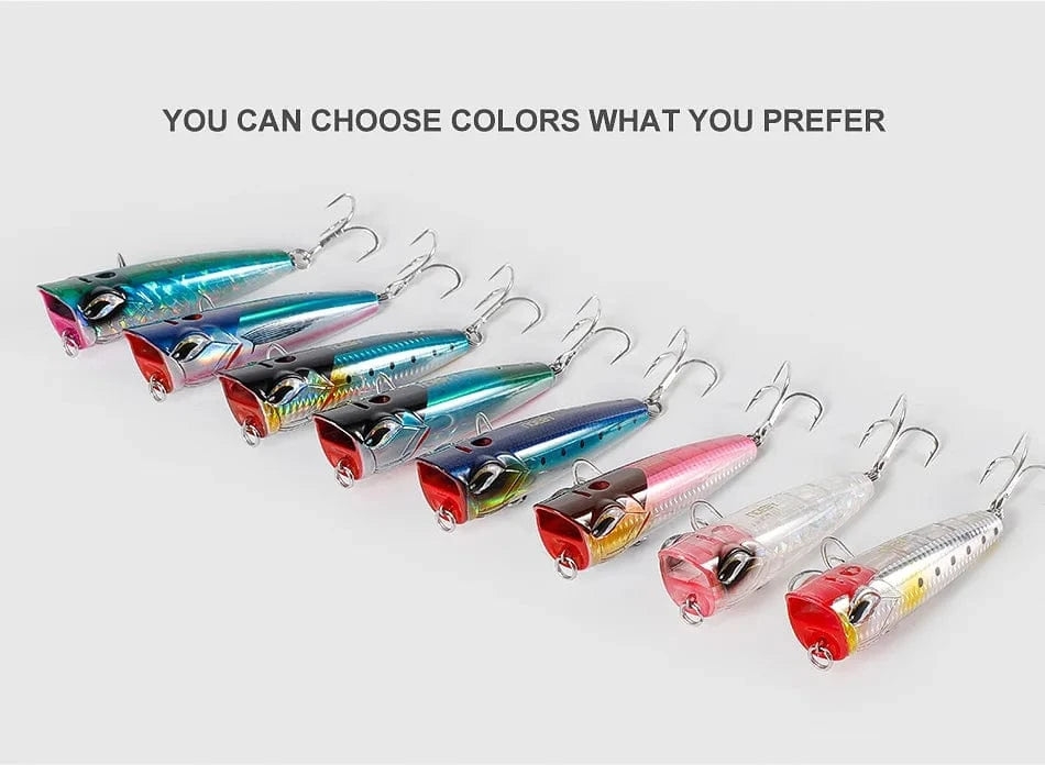 China China NOEBY Popper Fishing Lures 120mm 41g 190mm 129g Topwater Bubble Baits Jet Popper Wobblers for GT Tuna Big Game Fishing Lure