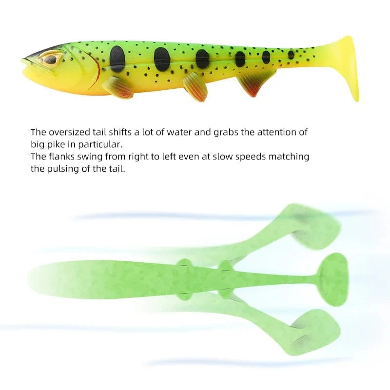 China China Noeby Pro Swimbait Soft Lure 15cm 26g 19cm 55g 24cm 101g 28cm 165g Sinking Silicone Wobblers Pike Big Game Fishing Soft Bait