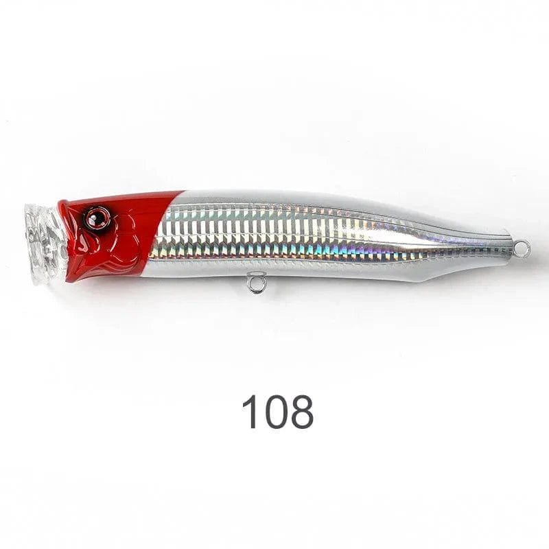 China China NSB108 / 175mm73g Noeby Feed Popper 175mm 73g Fishing Lures Topwater Popper Wobbler Artificial Hard Bait for Tuna Big Game Amberjack Fishing Lures