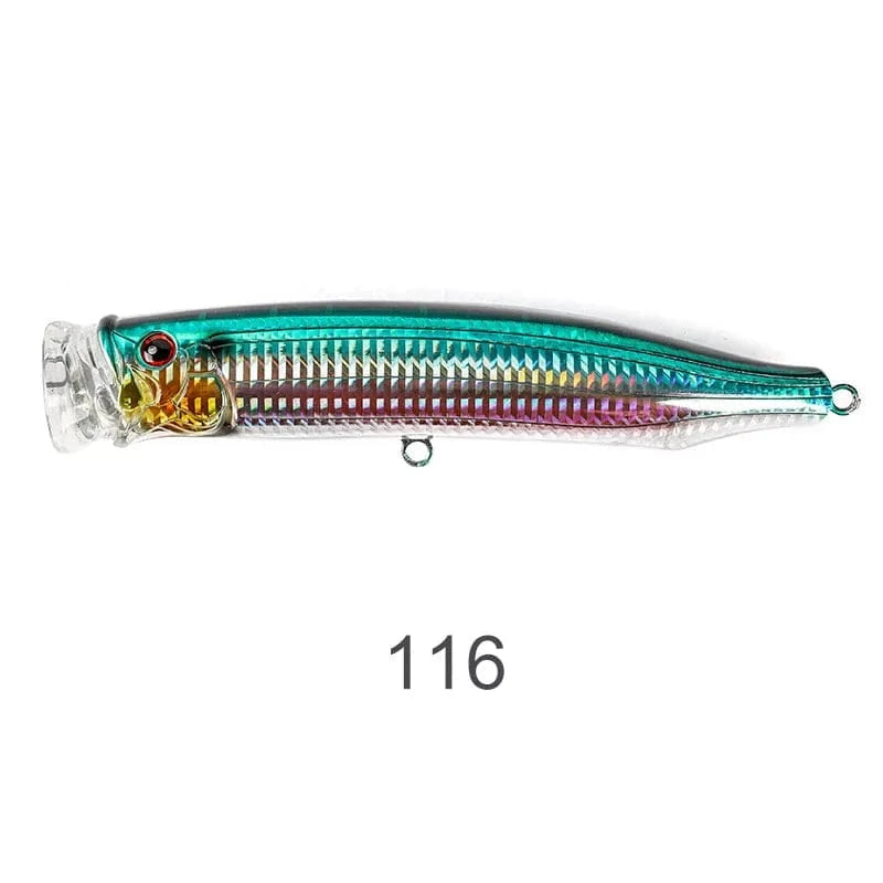 China China NSB116 / 175mm73g Noeby Feed Popper 175mm 73g Fishing Lures Topwater Popper Wobbler Artificial Hard Bait for Tuna Big Game Amberjack Fishing Lures