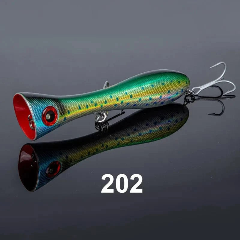 China China NSB202 / 205mm 133g Noeby Big Game Popper 205mm 133g  Fishing Lure Topwater Wobbler Artificial Hard Bait for Tuna GT Saltwater Surface Fishing Lures