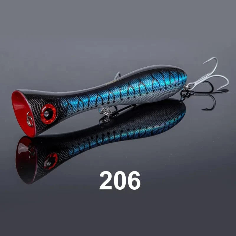 China China NSB206 / 205mm 133g Noeby Big Game Popper 205mm 133g  Fishing Lure Topwater Wobbler Artificial Hard Bait for Tuna GT Saltwater Surface Fishing Lures