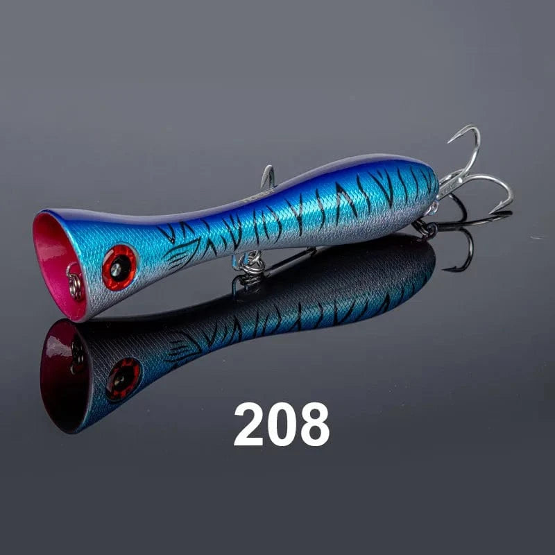 China China NSB208 / 205mm 133g Noeby Big Game Popper 205mm 133g  Fishing Lure Topwater Wobbler Artificial Hard Bait for Tuna GT Saltwater Surface Fishing Lures