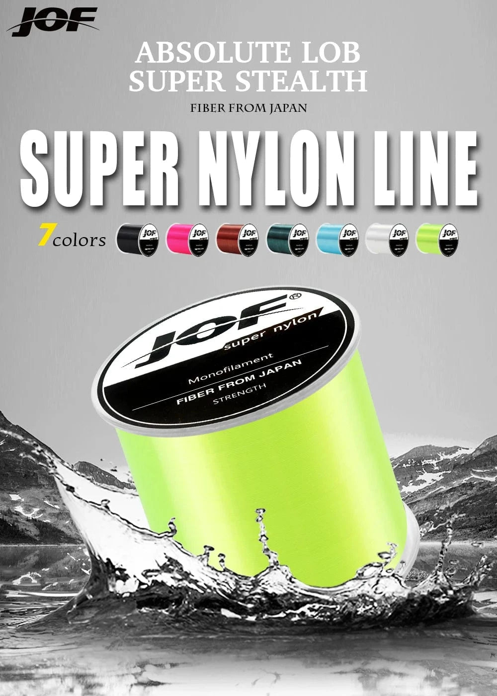 China China Nylon Fishing Line Japanese Super Strong Monofilament Main Line 500m 0.168mm 0.5mm 2.5mm 4.4- 28.6LB Fishing Cord for Saltwater