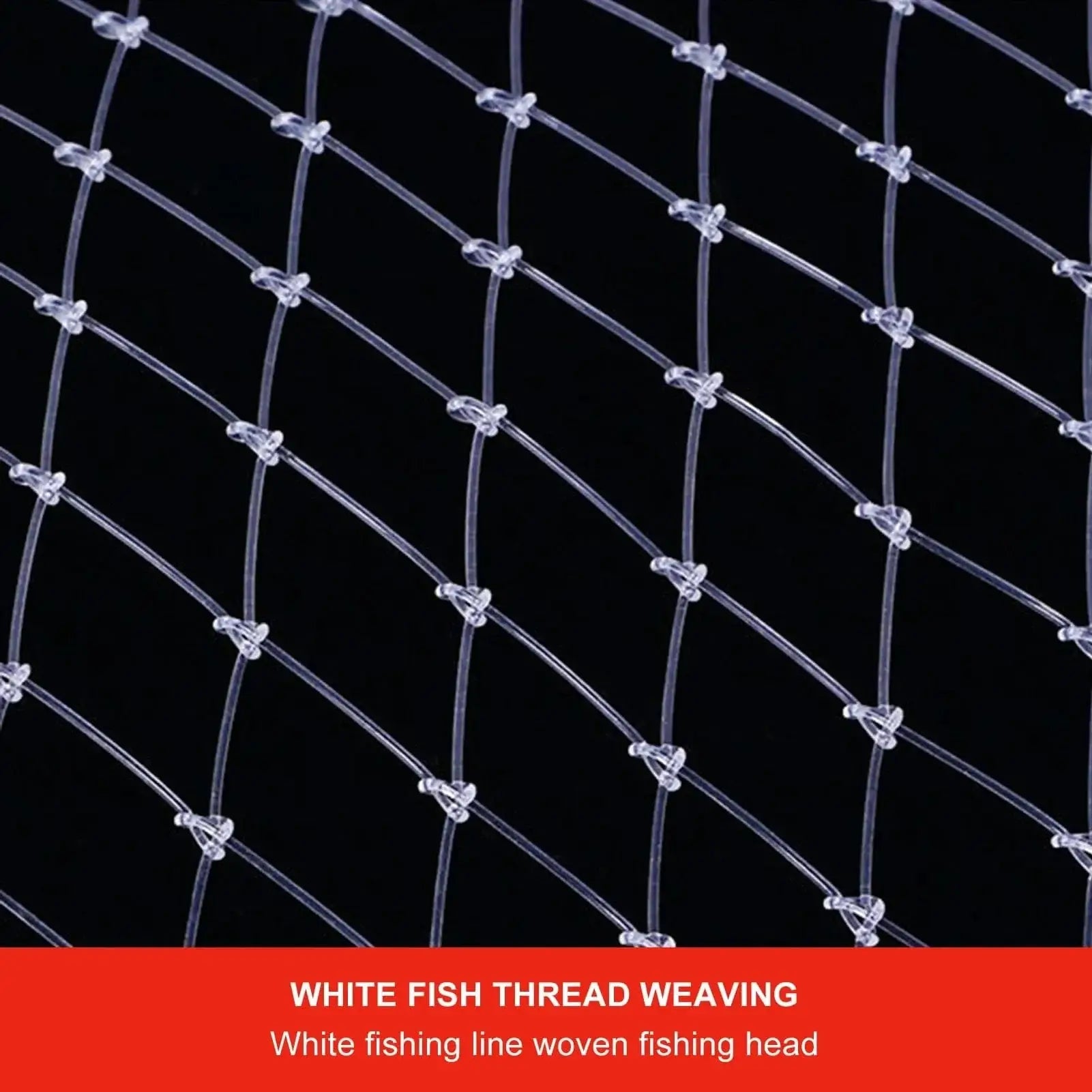 China China Nylon Net Large Hole Diameter Portable Fishing Net Mesh Hole Net Collapsible Hole Fishing Tools 55/70/85/95cm Mesh for Planting