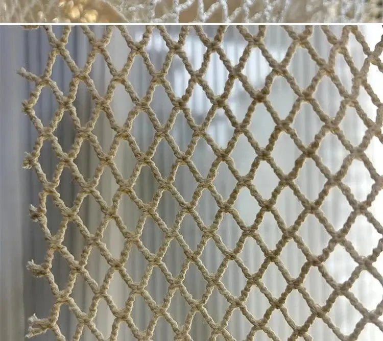 China China Off white / 50x150cm Fishing Net Fabric Cotton Linen Large Mesh Diamond Shooting Background Creative Diy Sewing By The Meter Wholesale