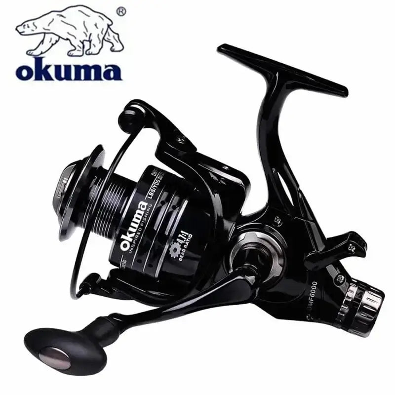 China China Okuma All Metal Wire Cup Spinning Fishing Boat 5.2:1 4.7:1 Rotating Drum 19KG ResistanceRotating Drum Fishing Drum 3000-6000