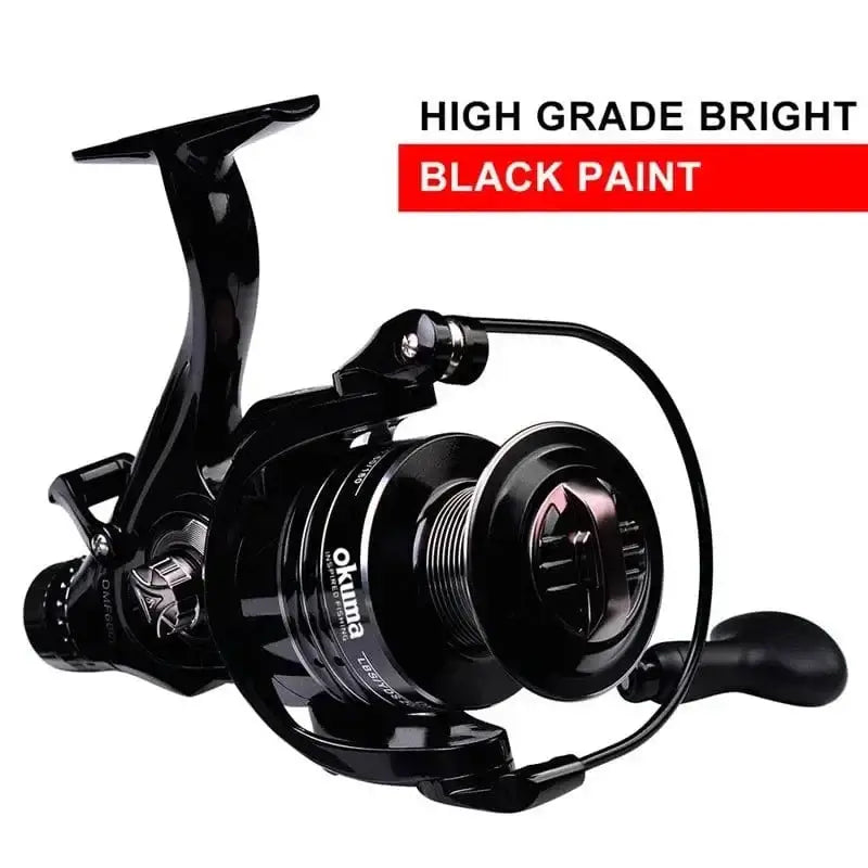 China China Okuma All Metal Wire Cup Spinning Fishing Boat 5.2:1 4.7:1 Rotating Drum 19KG ResistanceRotating Drum Fishing Drum 3000-6000