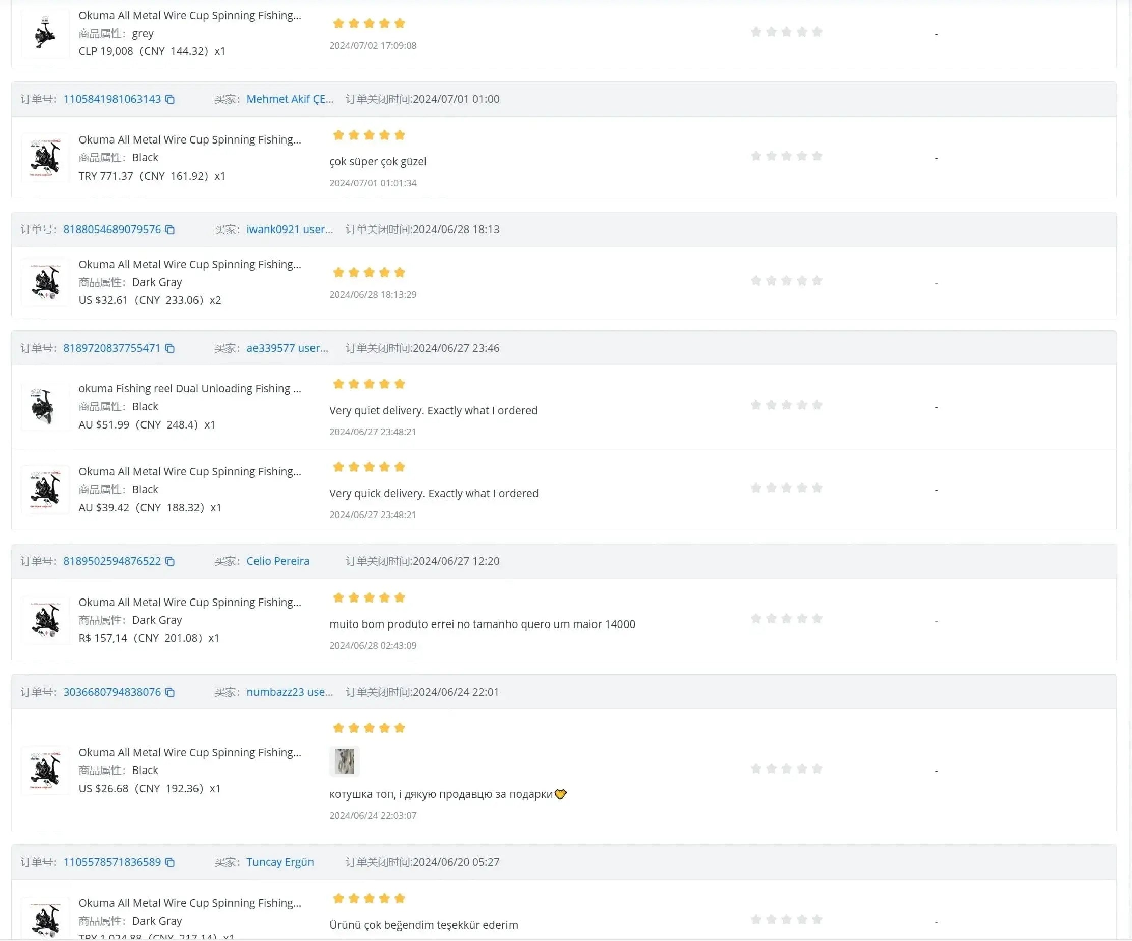 China China Okuma All Metal Wire Cup Spinning Fishing Boat 5.2:1 4.7:1 Rotating Drum 19KG ResistanceRotating Drum Fishing Drum 3000-6000