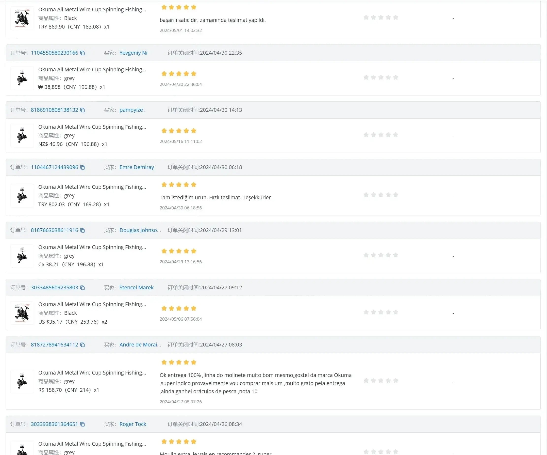 China China Okuma All Metal Wire Cup Spinning Fishing Boat 5.2:1 4.7:1 Rotating Drum 19KG ResistanceRotating Drum Fishing Drum 3000-6000