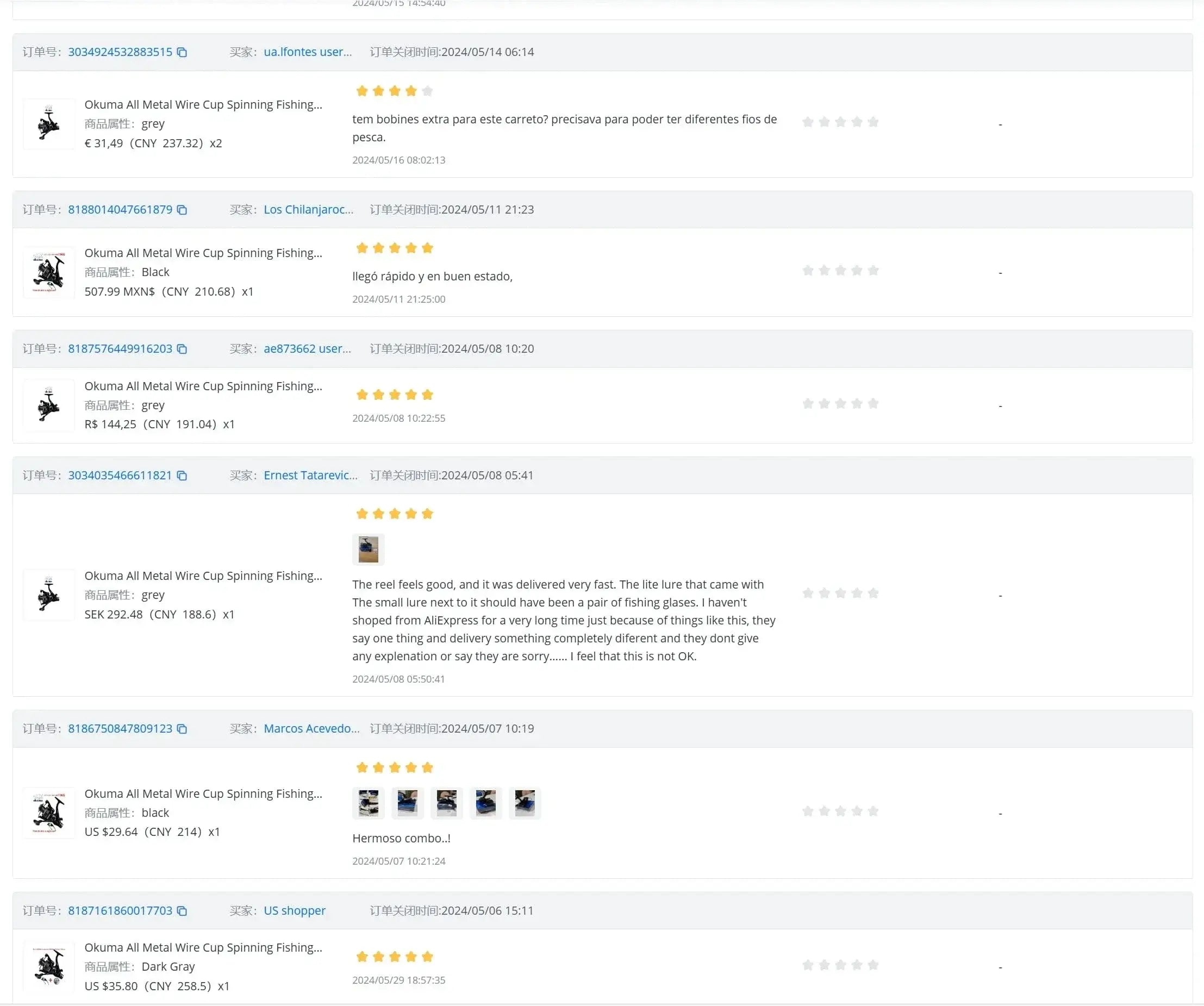 China China Okuma All Metal Wire Cup Spinning Fishing Boat 5.2:1 4.7:1 Rotating Drum 19KG ResistanceRotating Drum Fishing Drum 3000-6000