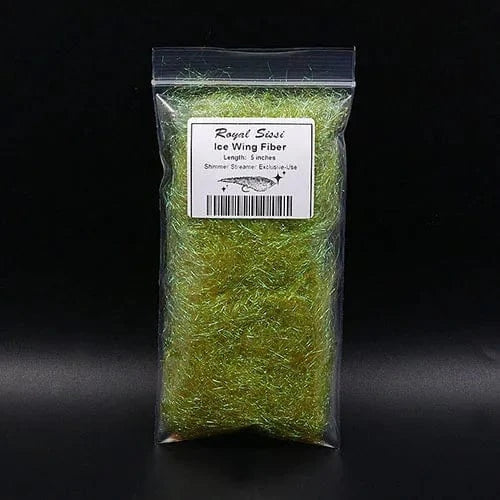 China China Olive 7optional colors fly tying ice wing 12cm(5inches) long ice wing fiber synthetic wings tying material sparkle body Living Fibers