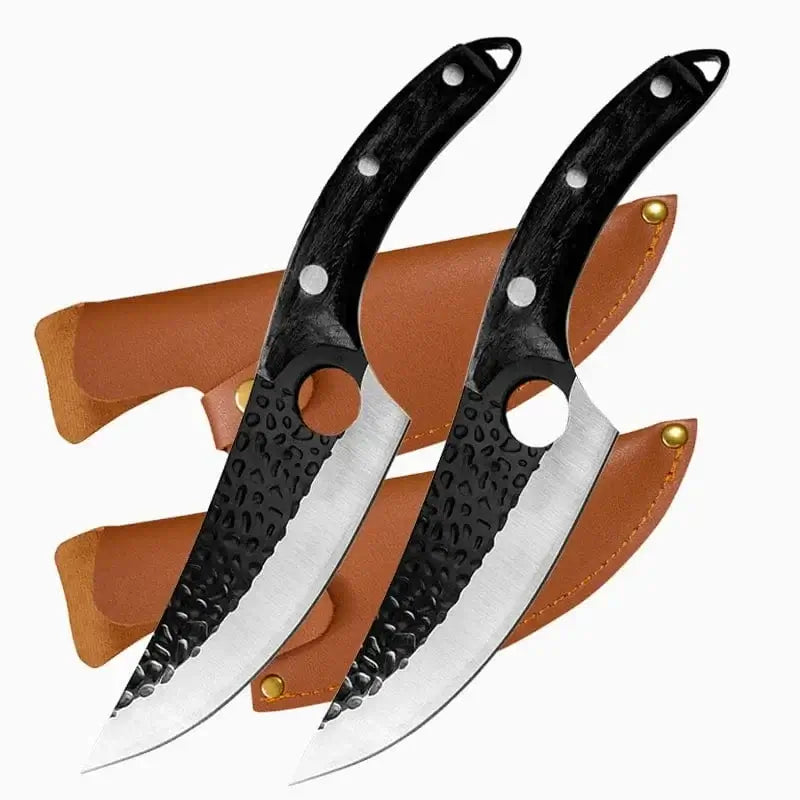China China Option B Stainless Steel Kitchen Boning Knife Fishing Knife Meat Cleaver Handmade Forged Chef Outdoor Cooking Cutter Butcher Knife Tool