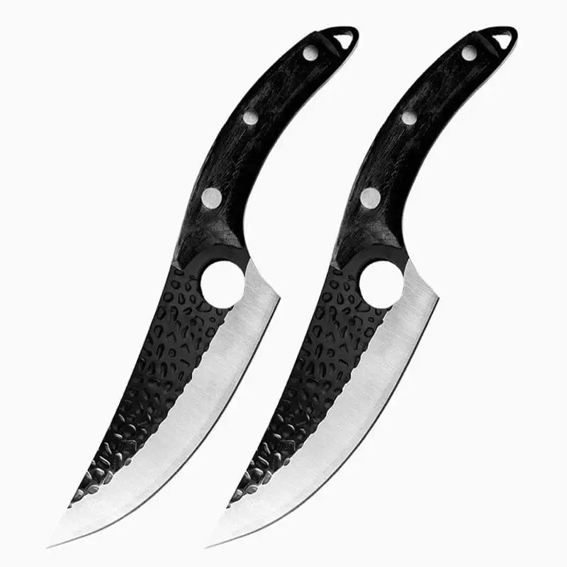 China China Option E Stainless Steel Kitchen Boning Knife Fishing Knife Meat Cleaver Handmade Forged Chef Outdoor Cooking Cutter Butcher Knife Tool