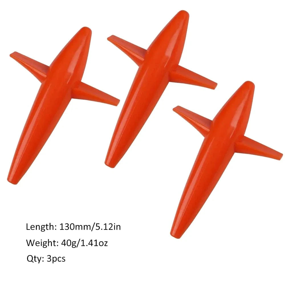 China China Orange / 130mm 40g 3pcs 3pcs Bird Shaped Teaser 5" 40g Fishing Lure Floating PP Plastic Big Game Tuna Pesca Tolling Fishing Lure