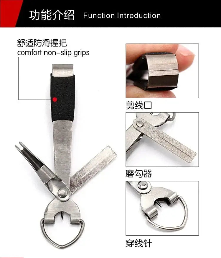 China China Outdoor Fishing Tackle Accessories Fish Line Cutter Clips Pins Fishing Supplies Folding Line Cut Clipper Scissor Fishing Tools