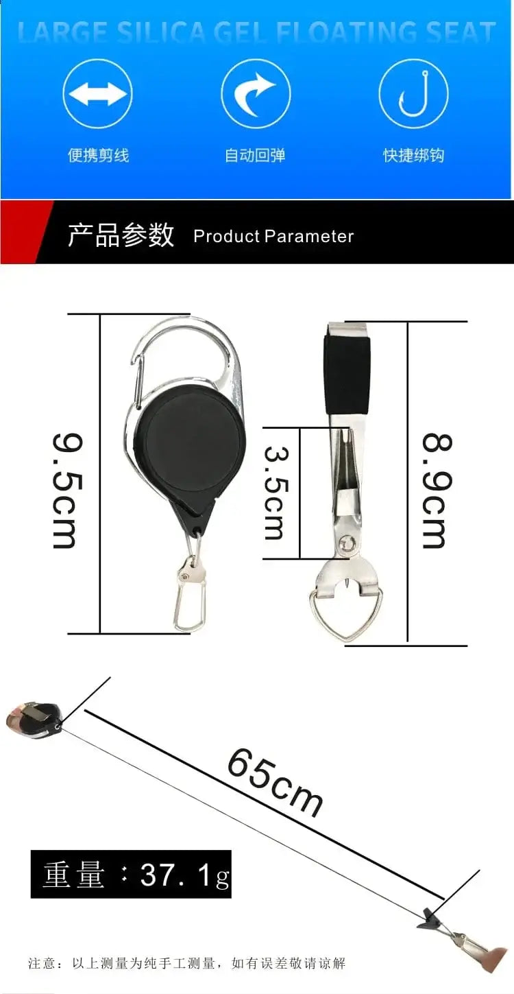 China China Outdoor Fishing Tackle Accessories Fish Line Cutter Clips Pins Fishing Supplies Folding Line Cut Clipper Scissor Fishing Tools