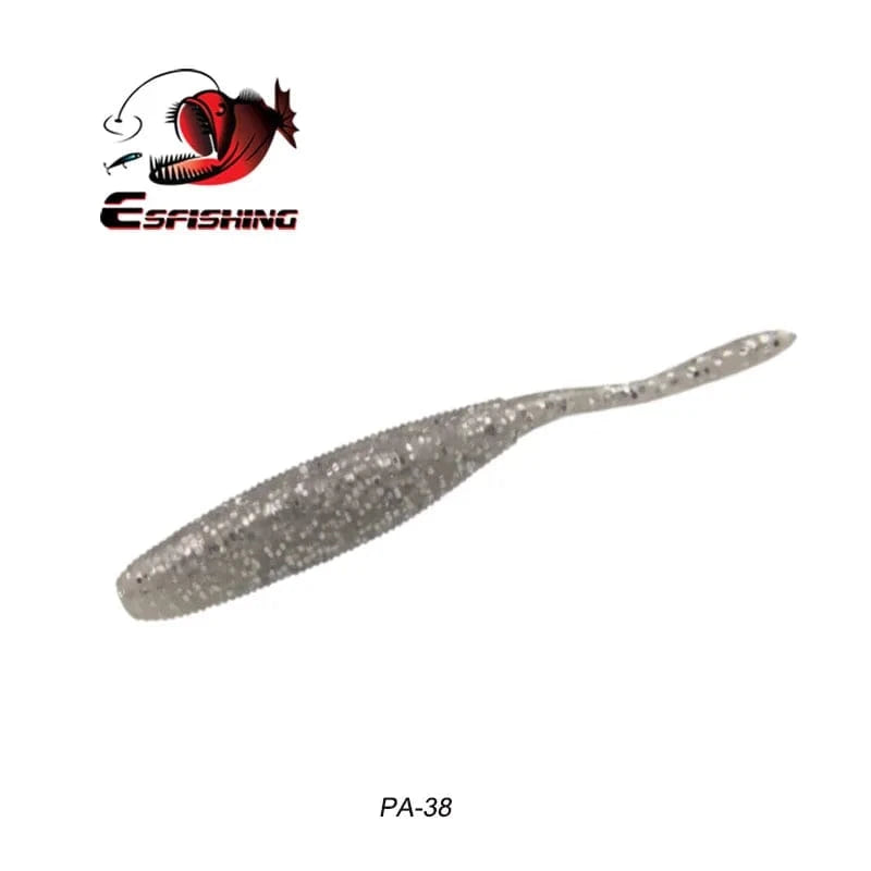 China China PA38 / 100mm 8pcs KESFISHING Artificial Silicone Soft Baits Drive Shad 4" Bass Pike Shrimp Scented Salts Pesca Fishing Lures Tackle