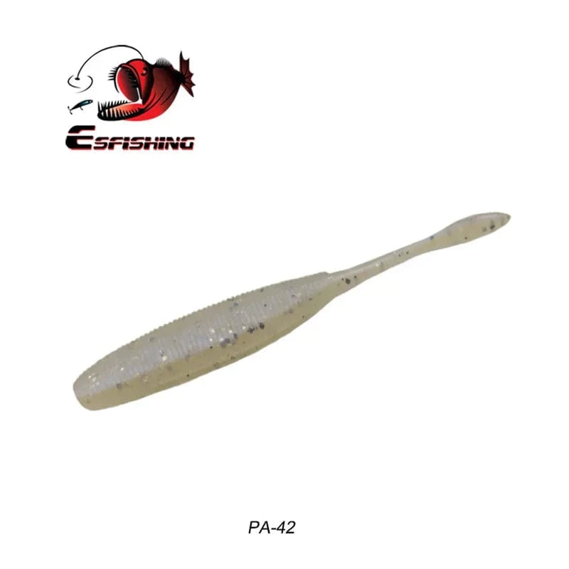 China China PA42 / 100mm 8pcs KESFISHING Artificial Silicone Soft Baits Drive Shad 4" Bass Pike Shrimp Scented Salts Pesca Fishing Lures Tackle