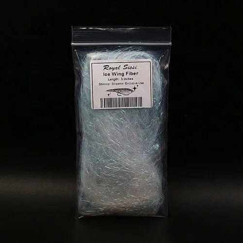 China China pearl white 7optional colors fly tying ice wing 12cm(5inches) long ice wing fiber synthetic wings tying material sparkle body Living Fibers