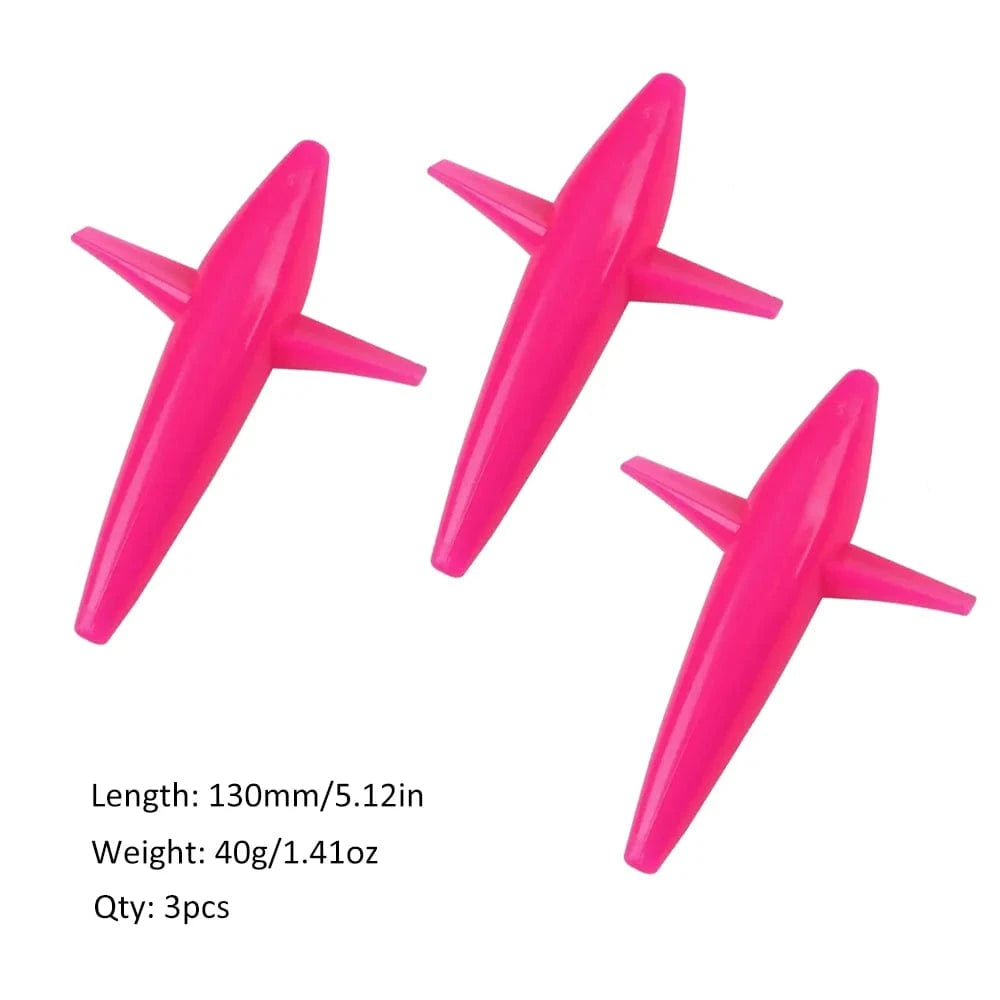 China China Pink / 130mm 40g 3pcs 3pcs Bird Shaped Teaser 5" 40g Fishing Lure Floating PP Plastic Big Game Tuna Pesca Tolling Fishing Lure