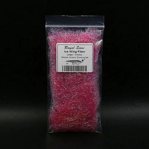 China China Pink 7optional colors fly tying ice wing 12cm(5inches) long ice wing fiber synthetic wings tying material sparkle body Living Fibers