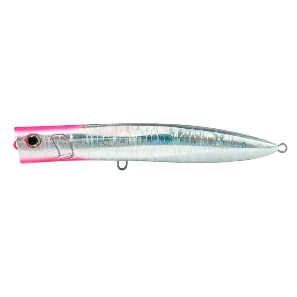 China China Pink H Without Hook JIGGINGPRO 190mm 60g Topwater Slim Popper Lure Sea Floating Fishing Lure Amberjack Kingfish Tuna GT Bait
