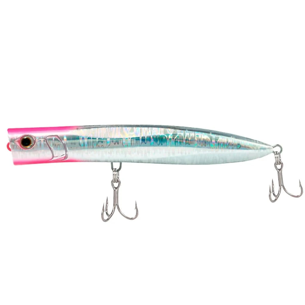 China China Pink Head JIGGINGPRO 190mm 60g Topwater Slim Popper Lure Sea Floating Fishing Lure Amberjack Kingfish Tuna GT Bait