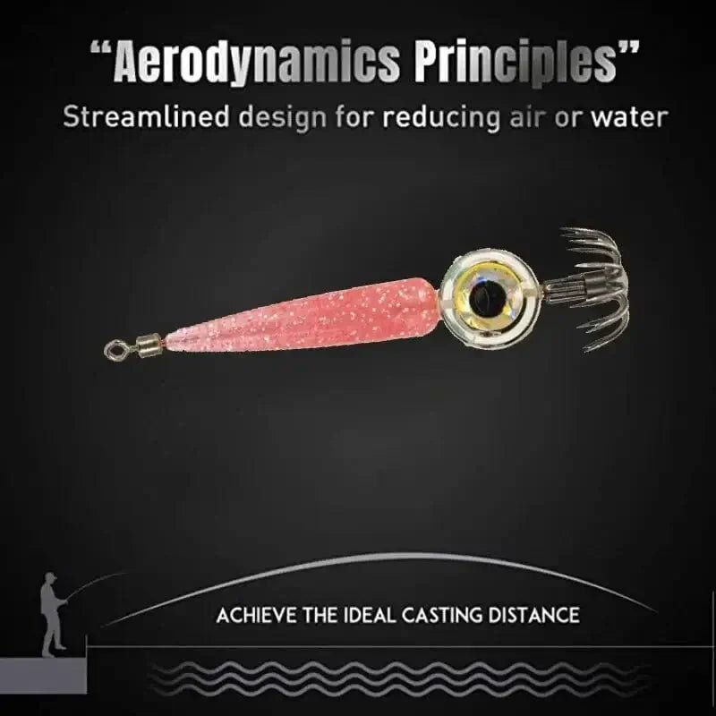 China China Pink Top Flshing Lures Light LED Deep Sea Glowing Luminous Cuttlefish Squid Hook Tackle Tool For Sea Fishing Feeder Fishing Accessory