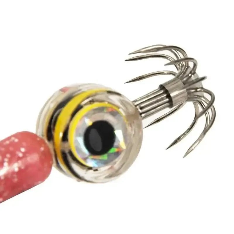 China China Pink Top Flshing Lures Light LED Deep Sea Glowing Luminous Cuttlefish Squid Hook Tackle Tool For Sea Fishing Feeder Fishing Accessory