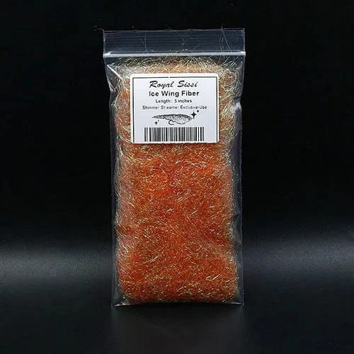 China China pinkish orange 7optional colors fly tying ice wing 12cm(5inches) long ice wing fiber synthetic wings tying material sparkle body Living Fibers
