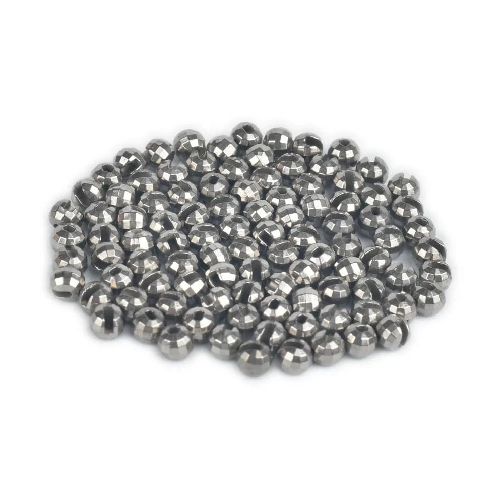 China China PLAIN / 2.8mm Elite TG Tungsten Faceted Slotted Beads, 2.0-4.0mm Fly Tying DIY Material, Fly Fishing Jig Trout Perch Crappie Lure Tackel
