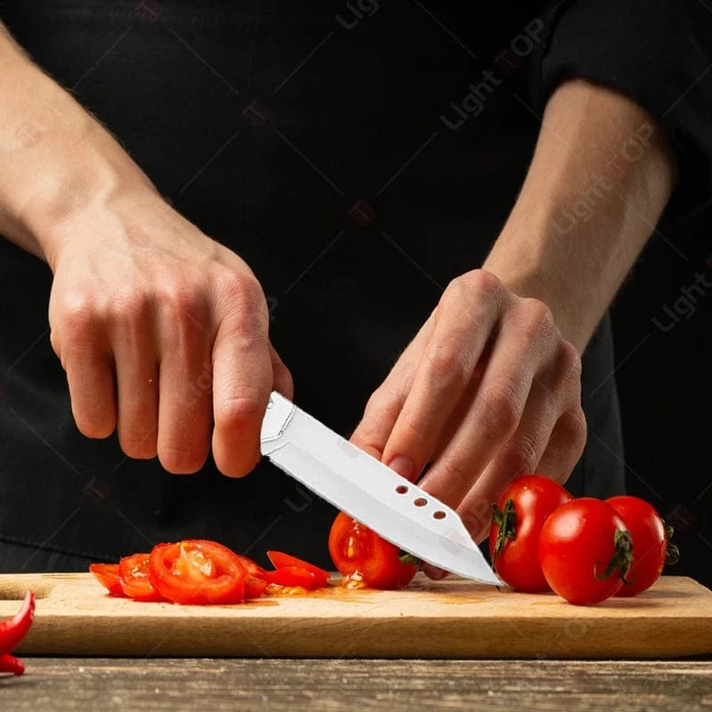 China China Pocket Folding Fruit Knife Set Stainless Steel Kitchen Paring Knife with Keychain Knife Non-slip Handle for Kitchen Accessories