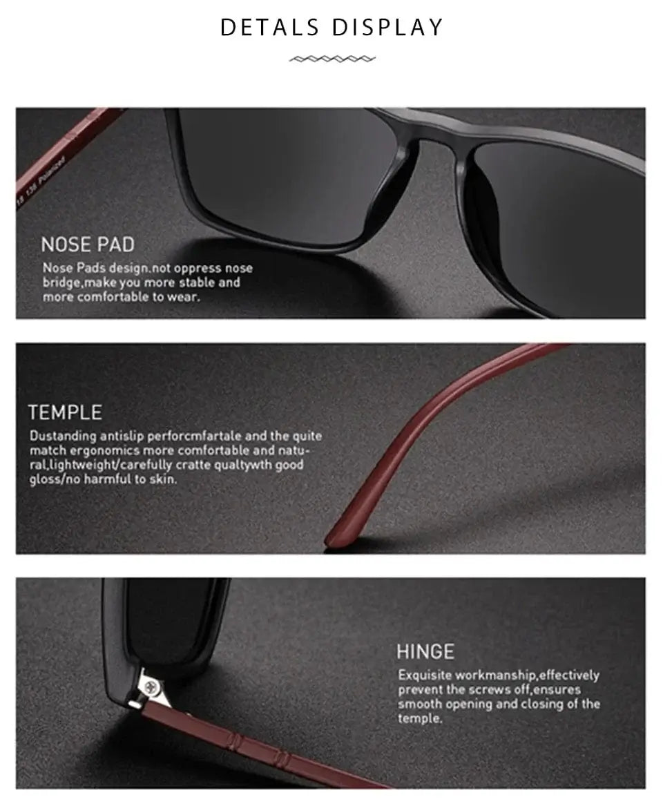 China China Polarking New Luxury Polarized Sunglasses Men Driving Shades Male Sun Glasses Vintage Travel Fishing Classic Sun Glasses 400